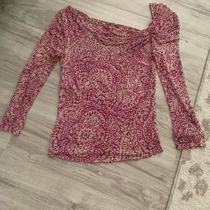 Dian Von Furstenberg silk top